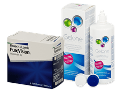 PureVision (6 lentilles) + Gelone 360 ml
