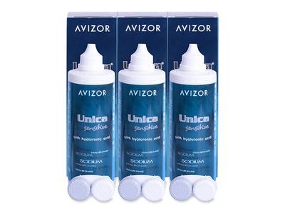 Solution Avizor Unica Sensitive 3 x 350 ml