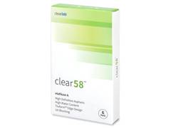 Clear 58 (6 lentilles)