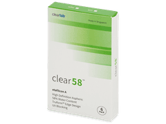 Clear 58 (6 lentilles)