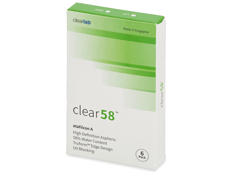 Clear 58 (6 lentilles)