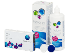 Biofinity Toric (3 lentilles) + Gelone 360 ml