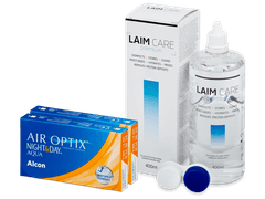 Air Optix Night and Day Aqua (2x3 lentilles) + Laim Care solution 400 ml