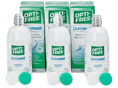 Solution OPTI-FREE PureMoist 3 × 300 ml 