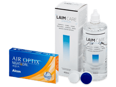 Air Optix Night and Day Aqua (6 lentilles) + Laim Care solution 400 ml