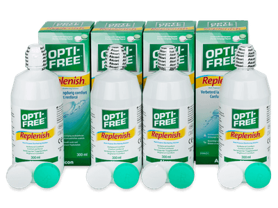 Solution OPTI-FREE RepleniSH 4 x 300 ml