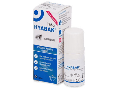 Gouttes pour les yeux Hyabak 10 ml