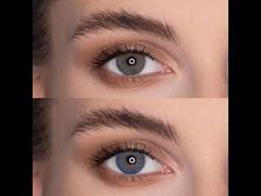 Lentilles de contact effet naturel Bleu - Air Optix (2 lentilles)