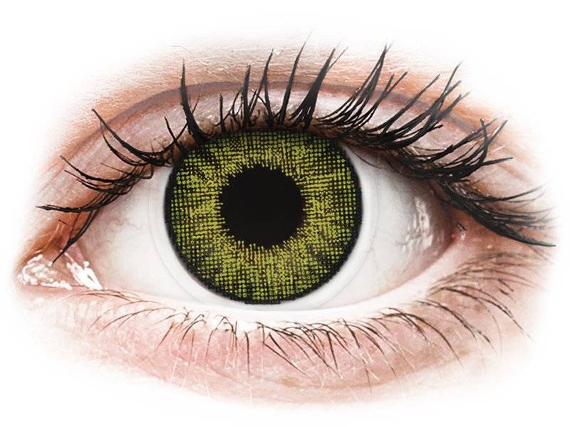 Lentilles de contact effet naturel Vert Gemstone Green- correctrices - Air Optix (2 lentilles)
