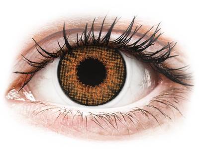 Lentilles de contact effet naturel Marron Honey - correctrices - Air Optix
