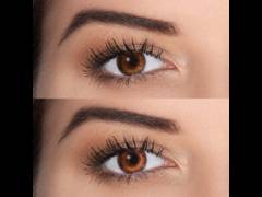 Lentilles de contact effet naturel Marron Honey - Air Optix (2 lentilles)