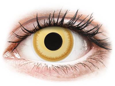 Lentilles de contact Jaune Avatar - ColourVue Crazy