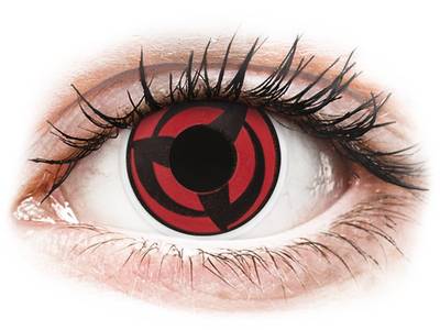 Lentilles de contact Rouge Kakashi - ColourVue Crazy