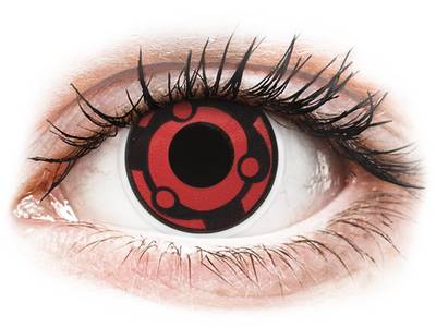 Lentilles de contact Rouge Madara - ColourVue Crazy