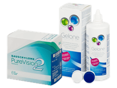 PureVision 2 (6 lentilles) + Gelone 360 ml