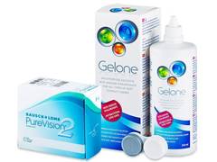 PureVision 2 (6 lentilles) + Gelone 360 ml