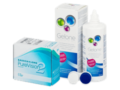 PureVision 2 (6 lentilles) + Gelone 360 ml