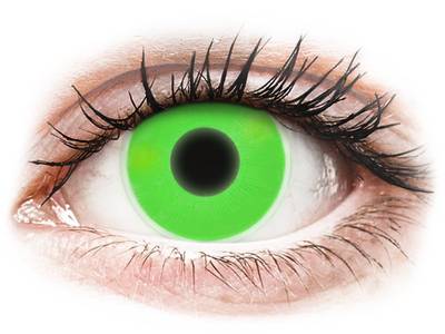 Lentilles de contact Vert Glow - ColourVue Crazy