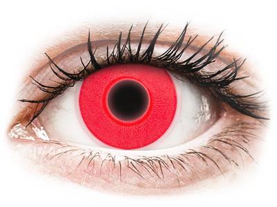 Lentilles de contact Rouge Glow - ColourVue Crazy