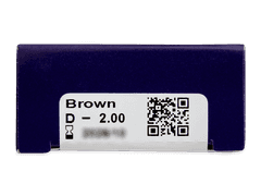 Lentilles de contact Marron - correctrices - TopVue Color (2 lentilles mensuelles)