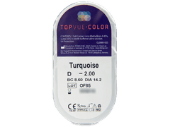 TopVue Color - Turquoise - correctrices (2 lentilles)