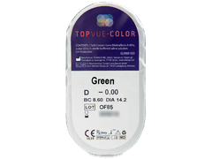 TopVue Color - Green - non correctrices (2 lentilles)