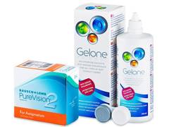 PureVision 2 for Astigmatism (6 lentilles) + Gelone 360 ml