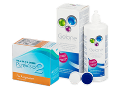 PureVision 2 for Astigmatism (6 lentilles) + Gelone 360 ml