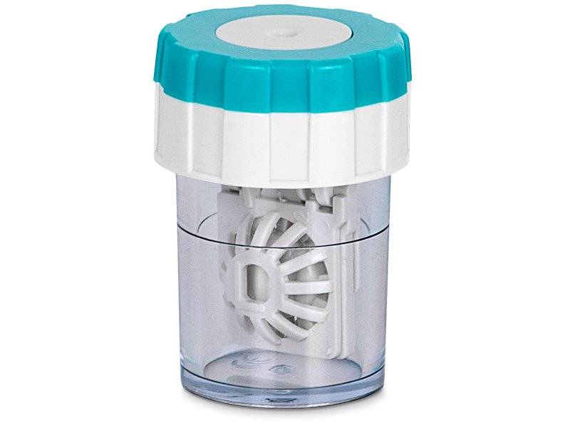 Étui à lentilles Twist Top - Vert 