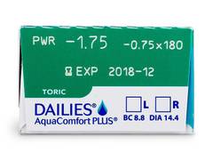 Dailies AquaComfort Plus Toric (30 lentilles)