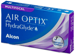 Air Optix plus HydraGlyde Multifocal (3 lentilles)