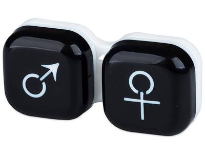 Étui à lentilles Homme & Femme - Noir