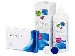 TopVue Air (6 lentilles) + Gelone 360 ml