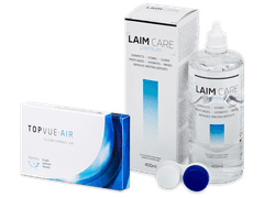 TopVue Air (6 lentilles) + Laim Care solution 400 ml