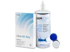 Clear All-Day (6 lentilles) + Laim Care solution 400 ml