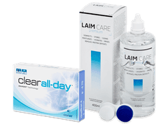 Clear All-Day (6 lentilles) + Laim Care solution 400 ml