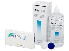 Acuvue 2 (6 lentilles) + Laim Care solution 400 ml