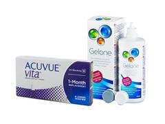 Acuvue Vita (6 lentilles) + Gelone 360 ml