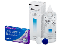 Air Optix plus HydraGlyde Multifocal (3 lentilles) + Laim Care solution 400 ml