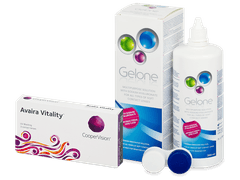 Avaira Vitality (3 lentilles) + Gelone 360 ml