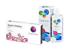Avaira Vitality Toric (6 lentilles) + Gelone 360 ml