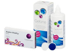 Avaira Vitality Toric (6 lentilles) + Gelone 360 ml