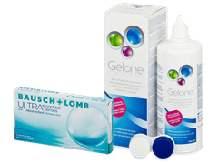 Bausch + Lomb ULTRA (3 lentilles) + Gelone 360 ml