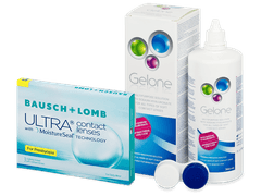 Bausch + Lomb ULTRA for Presbyopia (3 lentilles) + Gelone 360 ml