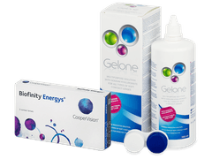 Biofinity Energys (3 lentilles) + Gelone 360 ml