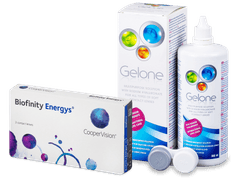Biofinity Energys (3 lentilles) + Gelone 360 ml
