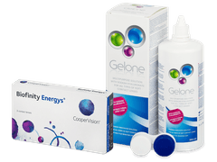 Biofinity Energys (3 lentilles) + Gelone 360 ml