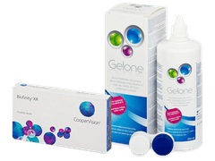 Biofinity XR (3 lentilles) + Gelone 360 ml