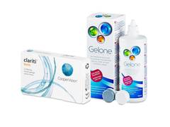 Clariti Toric (6 lentilles) + Gelone 360 ml