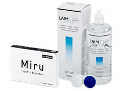 Miru 1month Menicon multifocal (6 lentilles) + Laim Care solution 400 ml